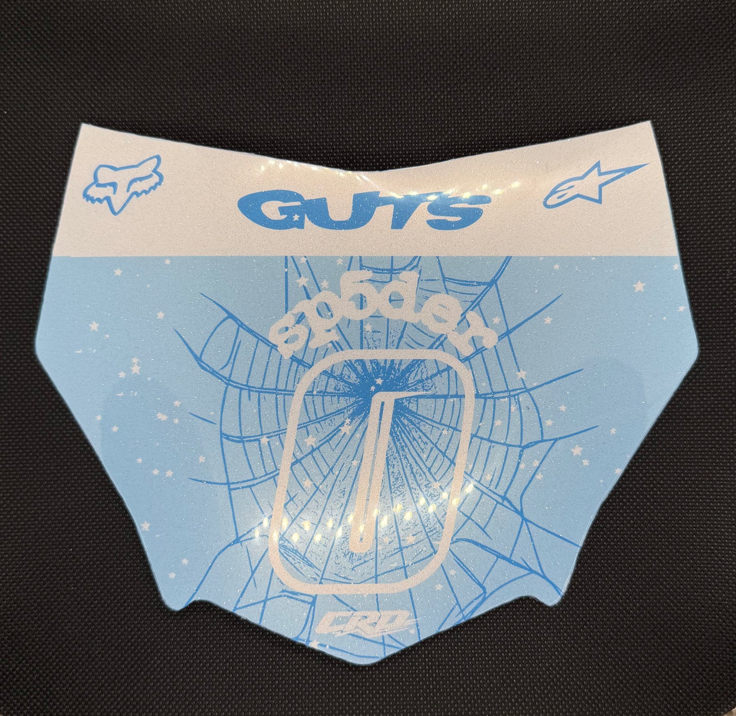 Light Blue Sp5der Decal
